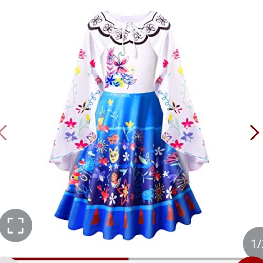Encantos Maribel dress with cape